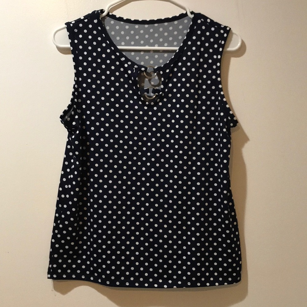 Polka dot tank top